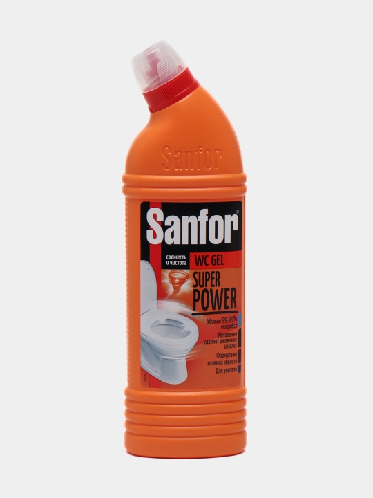 Гель для унитаза Sanfor, свежесть и чистота, 750 мл