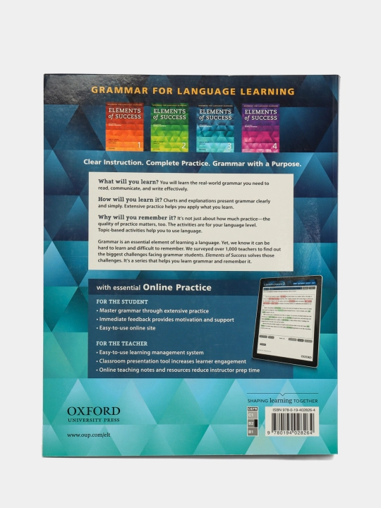 Elements of Success Level 3. Student Book with essential Online Practice, Anne M. Ediger
