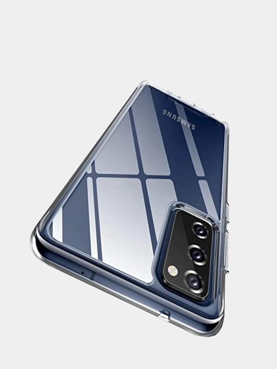 Прозрачный, силиконовый чехол для Samsung S20, FE, S21, S22 Plus, Ultra