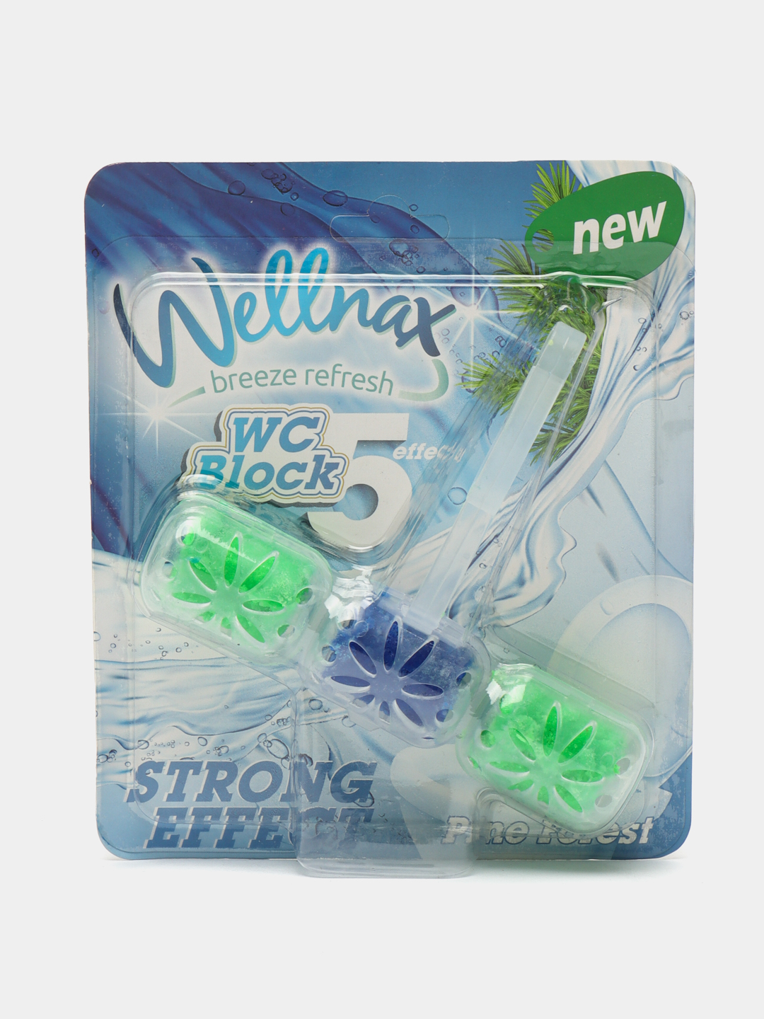 Tualet qarag'ay uchun blokli rim Wellnax, 57 g - 