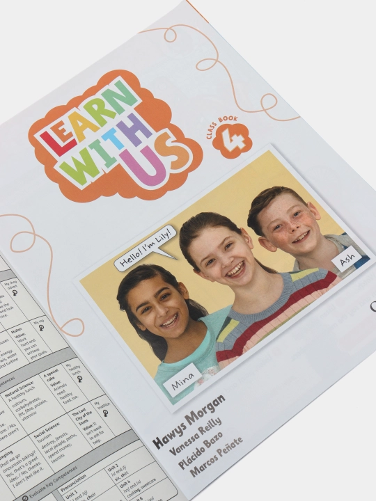 Learn With Us. Level 4. Class Book, Hawys Morgan, Plcideo Bazo, Vanessa Reilly