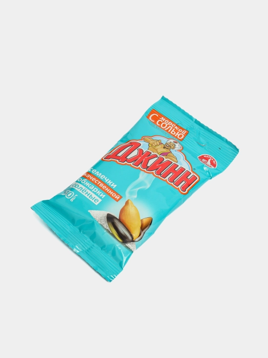 Семечки подсолнечника жареные солёные "Джинн", 70 г
