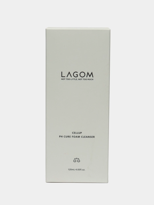 PH darajasi past bo'lgan yumshoq ko'pik Lagom Cellup Ph Cure Foam Cleanser, 120 ml