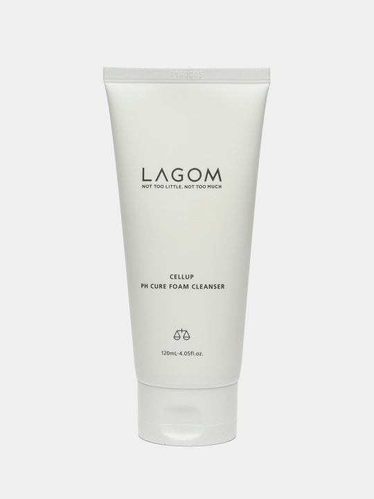 PH darajasi past bo'lgan yumshoq ko'pik Lagom Cellup Ph Cure Foam Cleanser, 120 ml