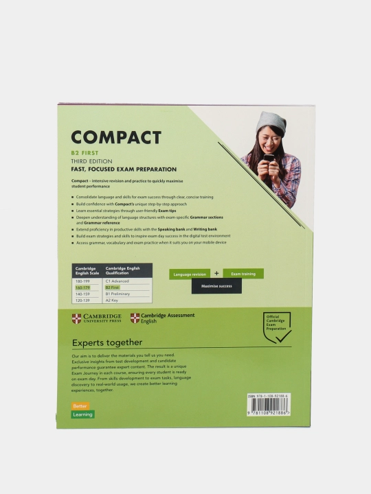 Compact First Students Book with Answers + Workbook with Answers with Audio