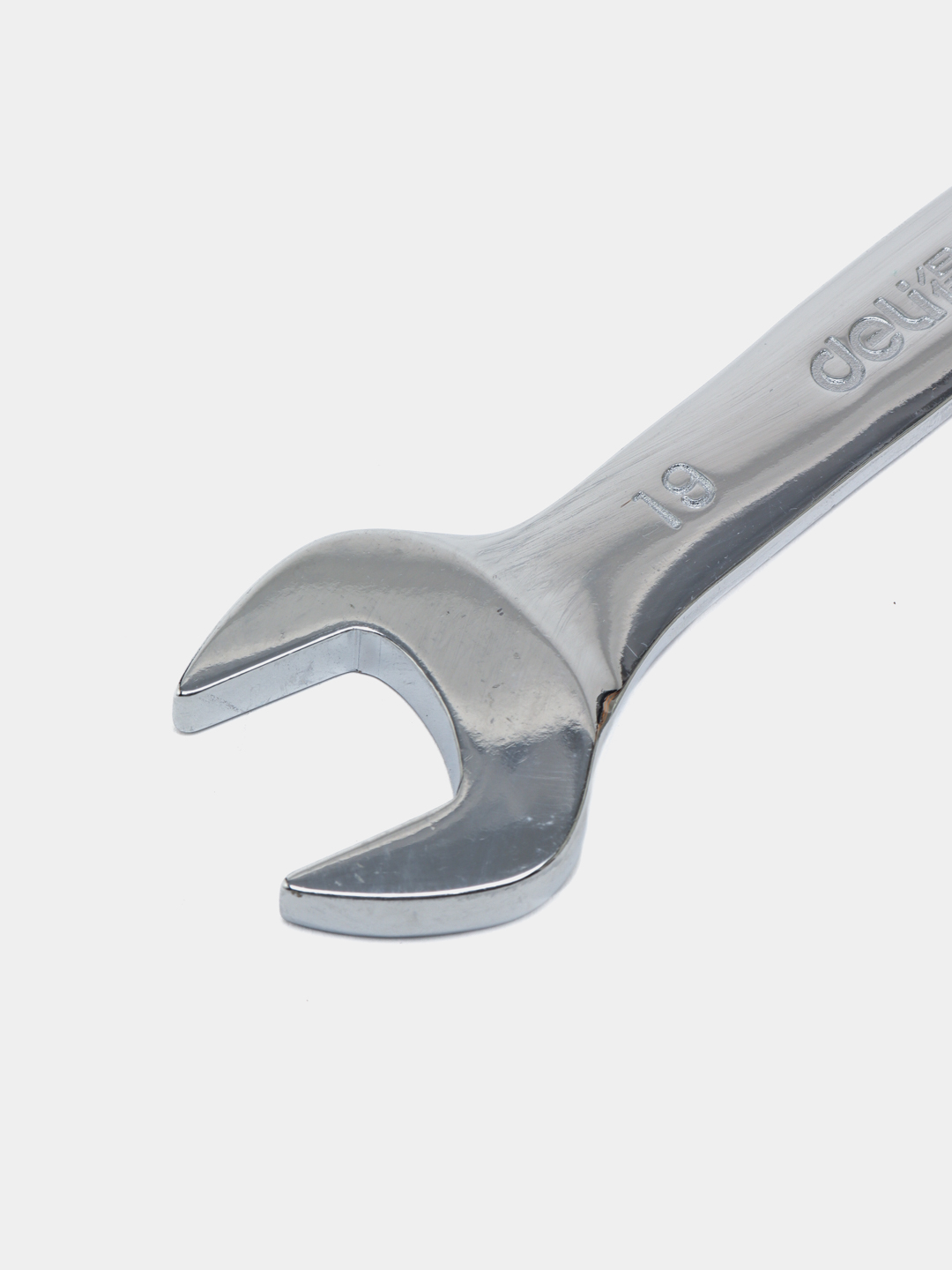 Ochiq uchi bilan ikki tomonlama kalit Deli DL161922, 19x22 mm