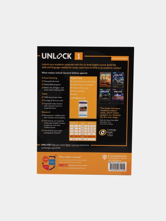 Unlock Level 1. Reading, Writing and Critical Thinking Student's Book with Digital Pack