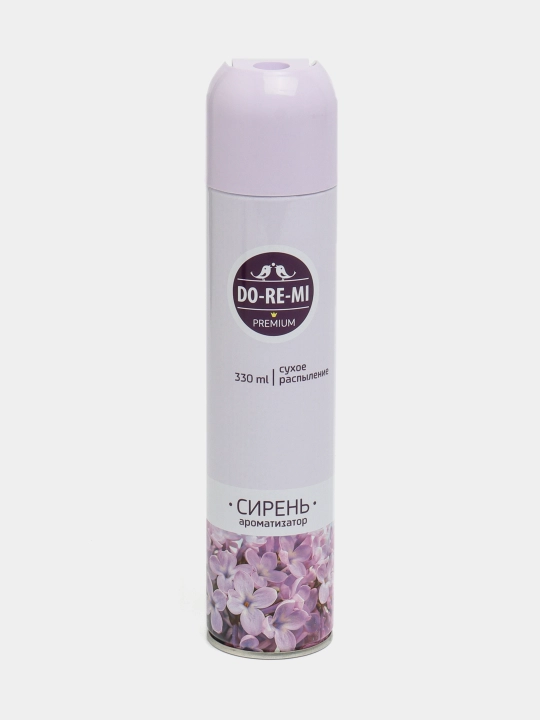 Havo xushbo'ylagich Do-re-mi Premium Lilak, quruq sprey, 330 ml - 