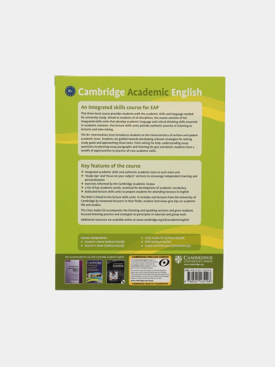 Cambridge Academic English B1+ Intermediate Student's Book, Craig Thaine