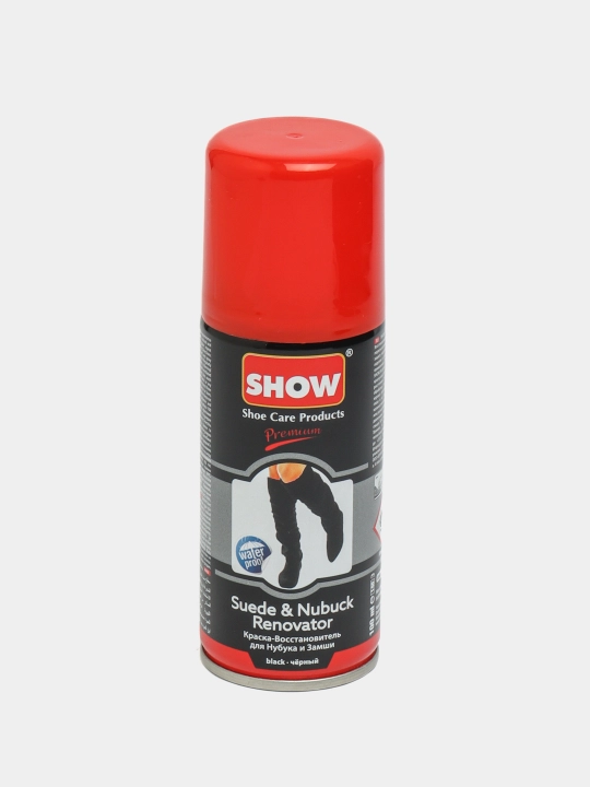 Sprey bo'yoq-tiklo'vchi Show nubuk va zamsh uchun qora, 100 ml - 