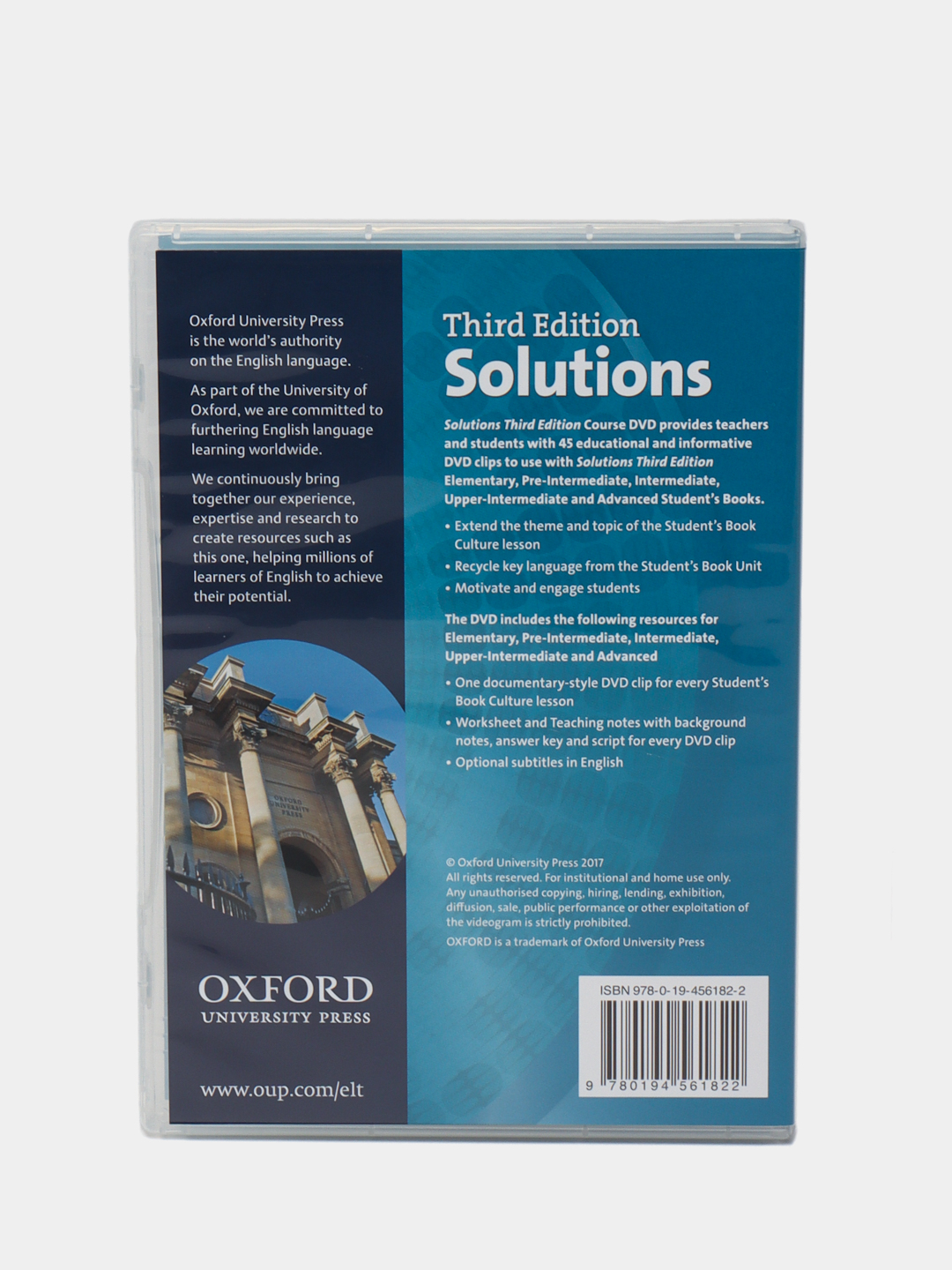 Solutions. Elementary - Advanced. Third Edition. DVD, Paul Davies, Tim Falla  купить по низким ценам в интернет-магазине Uzum (189563)