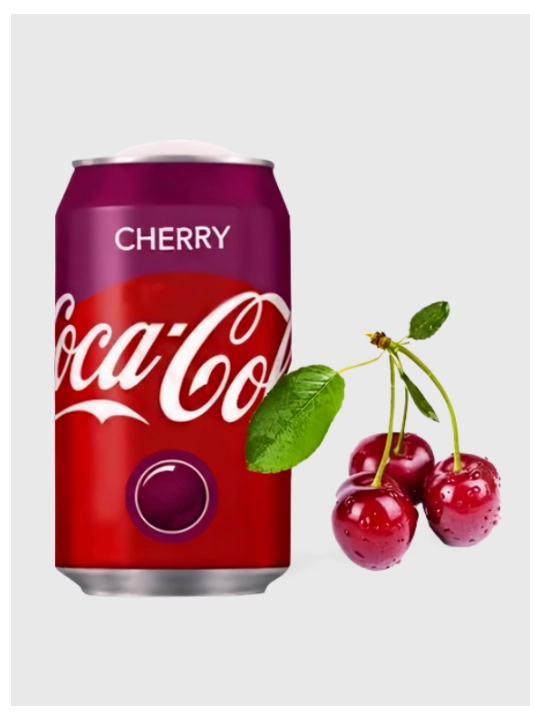 Прохладительный напиток Coca Cola, со вкусом черешни, 330 мл