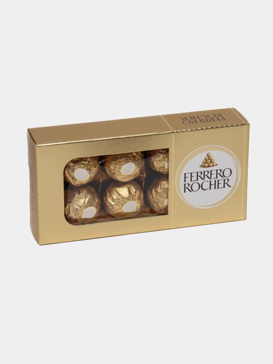 Konfetlar Ferrero Rocher sutli shokoladli, 75 g - 