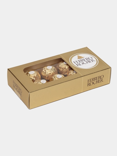 Конфеты Ferrero Rocher из молочного шоколада, 75 г
