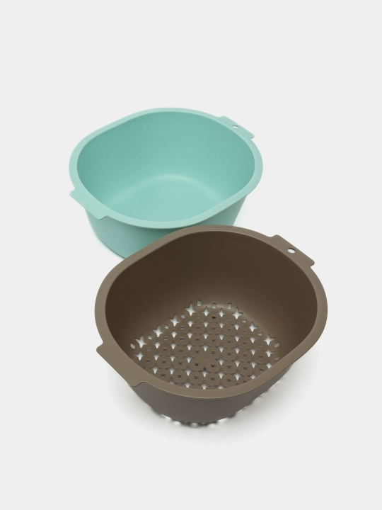 Миска-дуршлаг пластмассовый Homezaza / Danny Home DH2720 - 