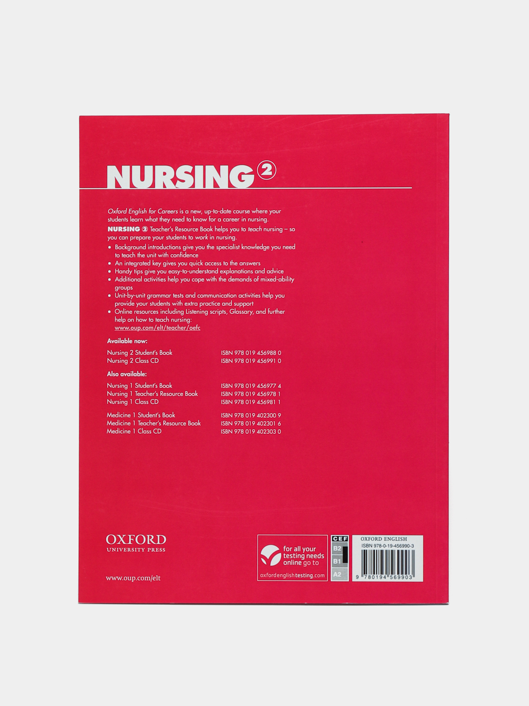 Oxford English for careers Nursing 2.