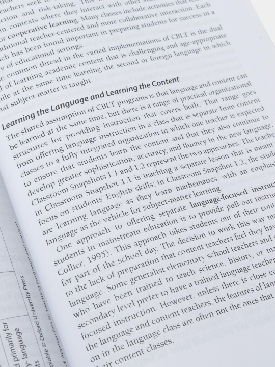 Focus On Content-Based Language Teaching, Patsy M. Lightbown