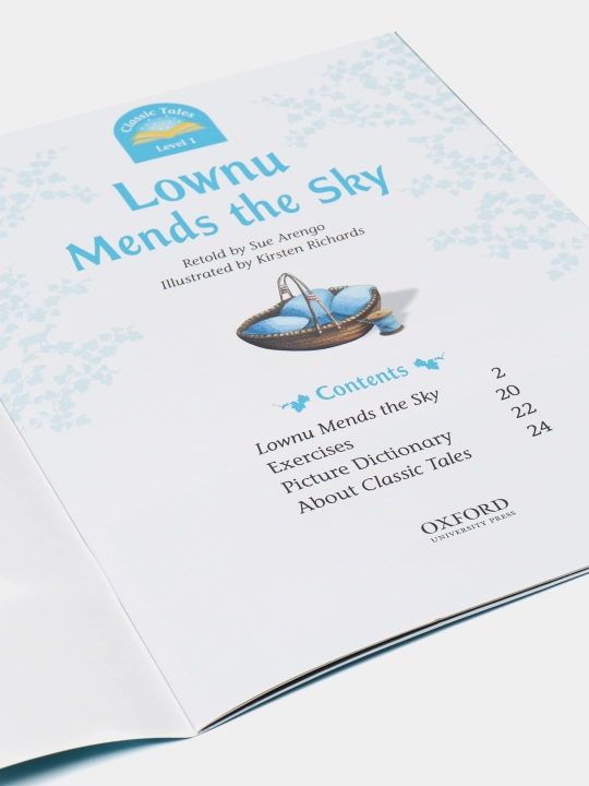 Classic Tales. Level 1. Lownu Mends the Sky with Audio Download, Sue Arengo