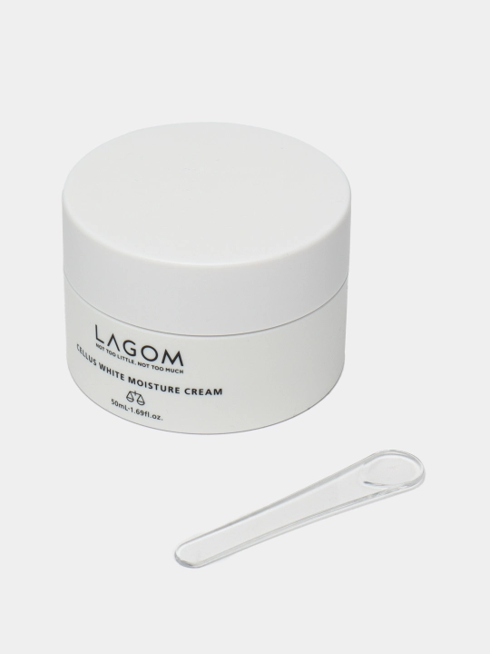 Осветляющий крем для лица Lagom Cellus White Moisture Cream, 50 мл - 