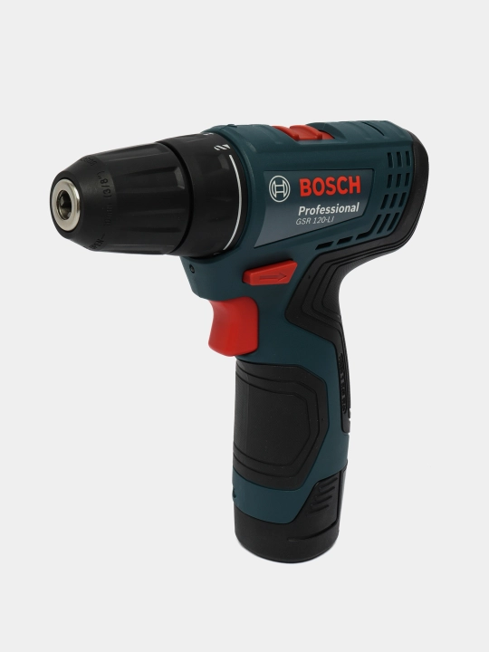 Bosch GSR 120-LI akkumulyatorli buragich, 2 ta akkumulyator + zaryadlovchi, 06019G8000 - 