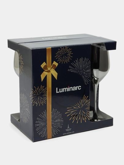 Набор бокалов для вина Luminarc «Селест Сияющий графит», 270 мл, 6 шт