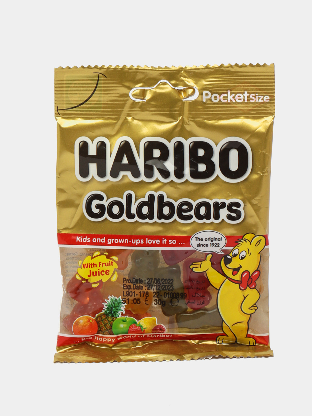 Жевательный мармелад Haribo Goldbear, 30 г купить по низким ценам в ...