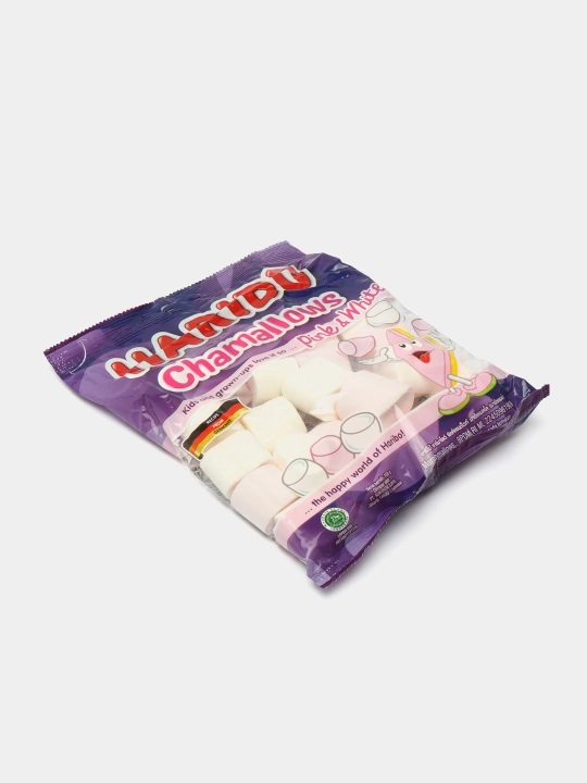 Жевательный мармелад Harbio Chamallows, 24 BG x 150 г, Pink & White