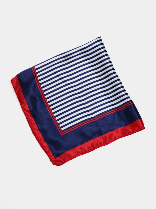Ayollar ro'molchasi bosh yoki bo'yin uchun, kvadrat bosma bandana, atlas palantin