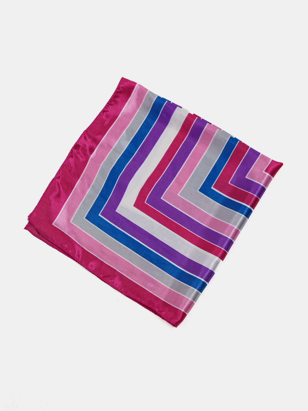 Ayollar ro'molchasi bosh yoki bo'yin uchun, kvadrat bosma bandana, atlas palantin