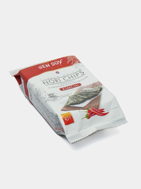 Nori chipslar dengiz o'tidan Sen Soy Kimchi, 4,5 gr