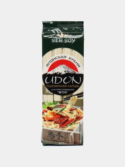 Лапша пшеничная Sen Soy Premium Udon, 300 г - 