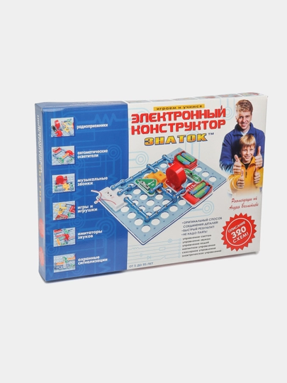 Электронный конструктор Знаток, 320 схем — EDUTOYS-70098