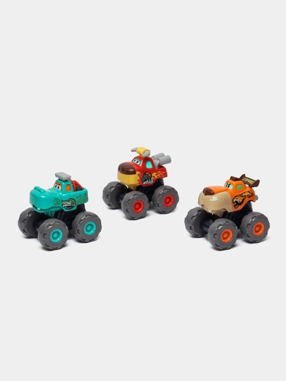 Набор машинок Hola Monster Truck, 3 шт - 