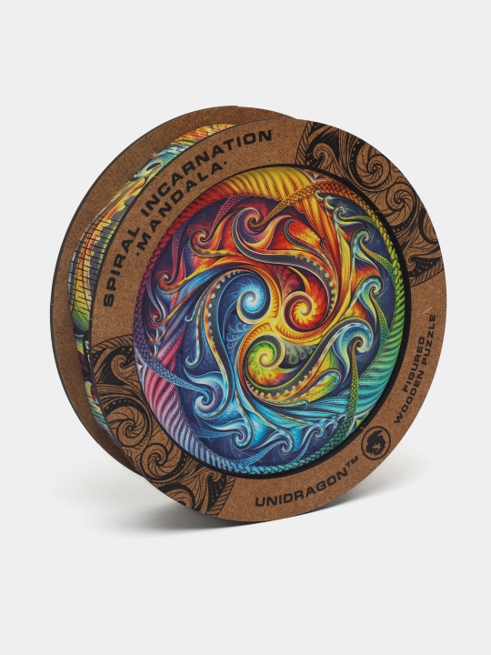 Spiral mujassamlangan mandala Unidragon, hajmi M, 200 qism