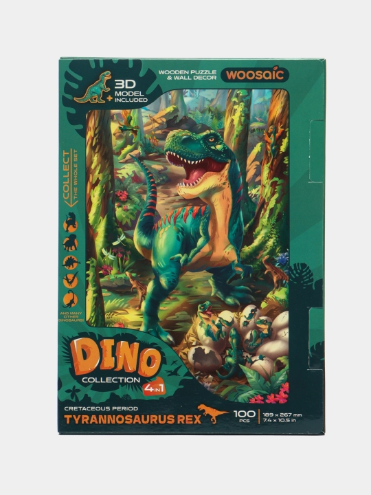 O'yin Pazl Tritseraptors 3D Unidragon