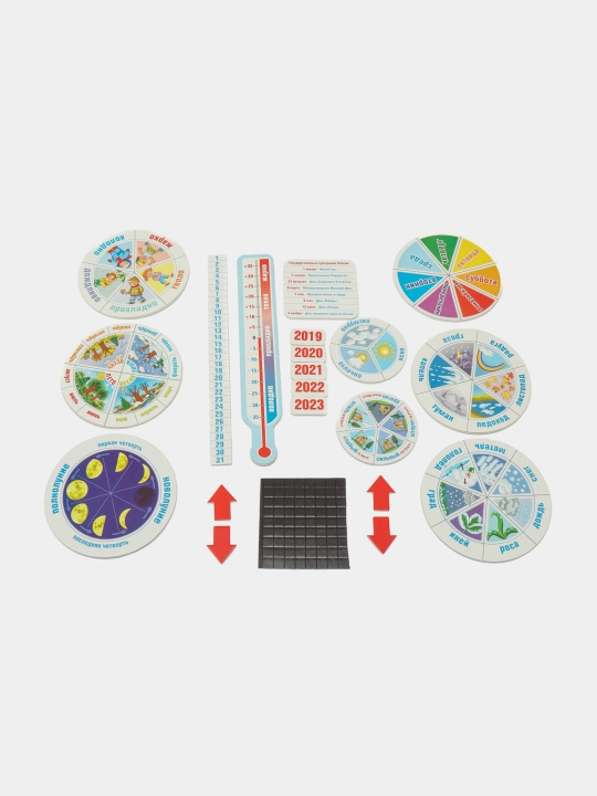 Игра магнитах для детей Календарь природы 862-08