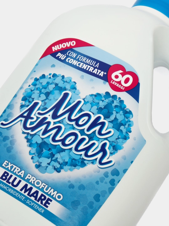 Смягчитель-кондиционер Mon Amour, голубое море, 60 стирок, 3 л