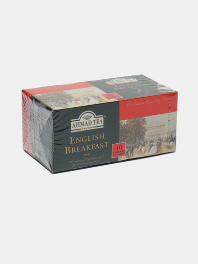Чай Ahmad Tea, черный, пакетики без веревки "Брекфаст", 40*2 г, 918 — ЧАЙНЫЙ-P02A045