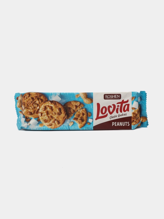 Pechenye Roshen Lovita yeryong'oqlari, 150 g
