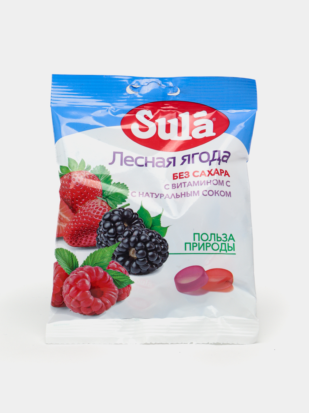 Леденцовая карамель Sula Лесные ягоды без сахара, 60 г купить по низким ...