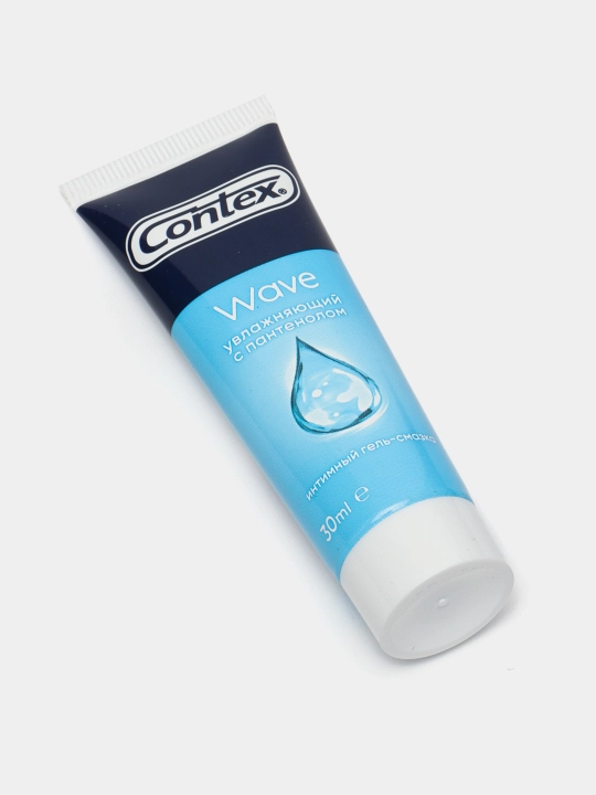 Гель-смазка Contex Wave, увлажняющая с пантенолом, 30 мл