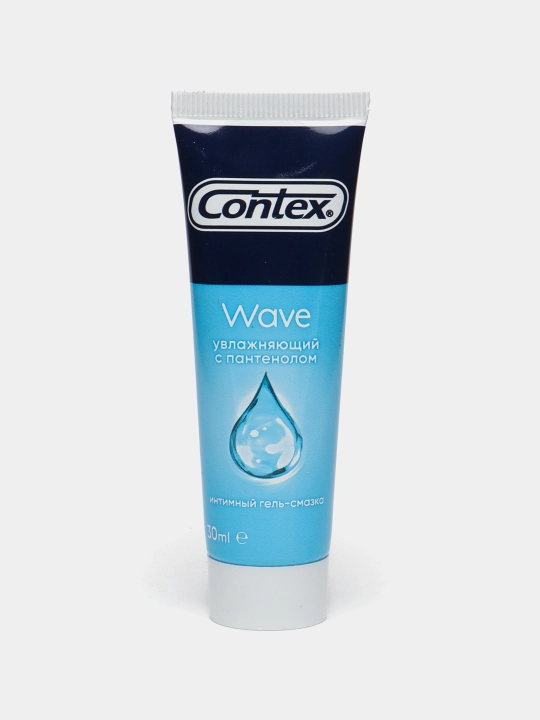 Гель-смазка Contex Wave, увлажняющая с пантенолом, 30 мл
