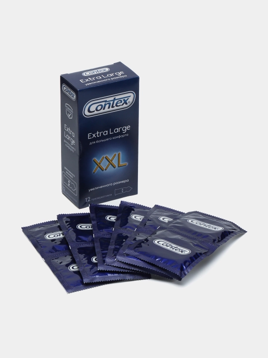 Презервативы Contex Extra Large, увеличенного размера, 12 шт