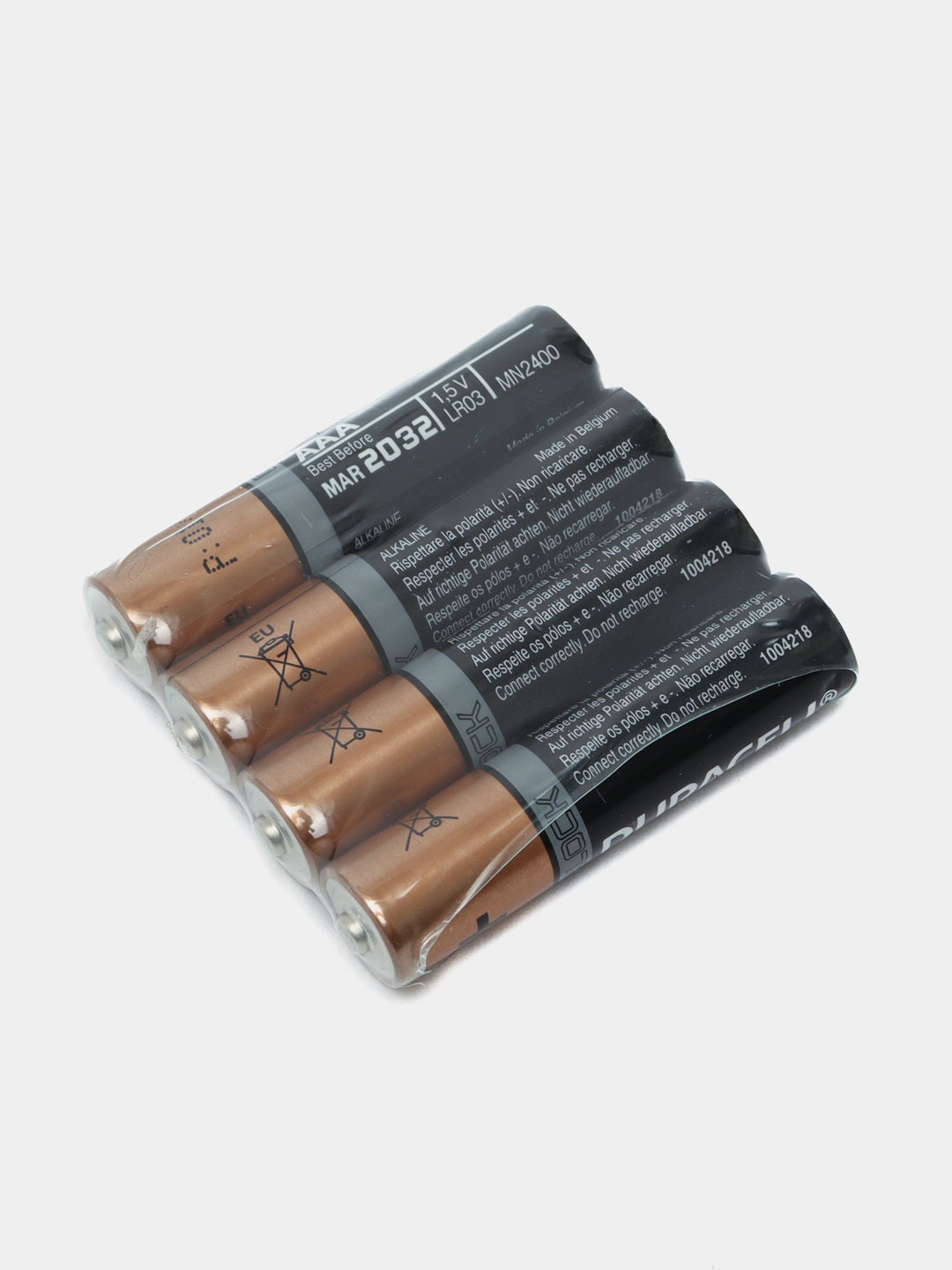 Batareyka Duracell Kichik AAA, 4 dona