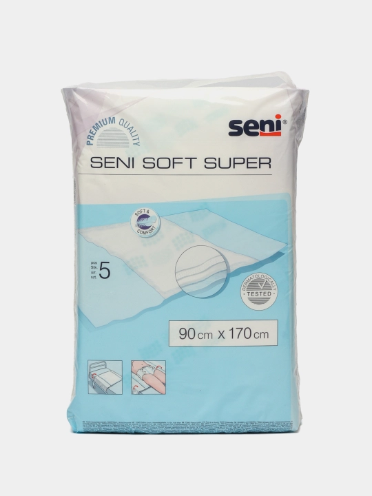 Пелёнки одноразовые, впитывающие Seni Soft Super