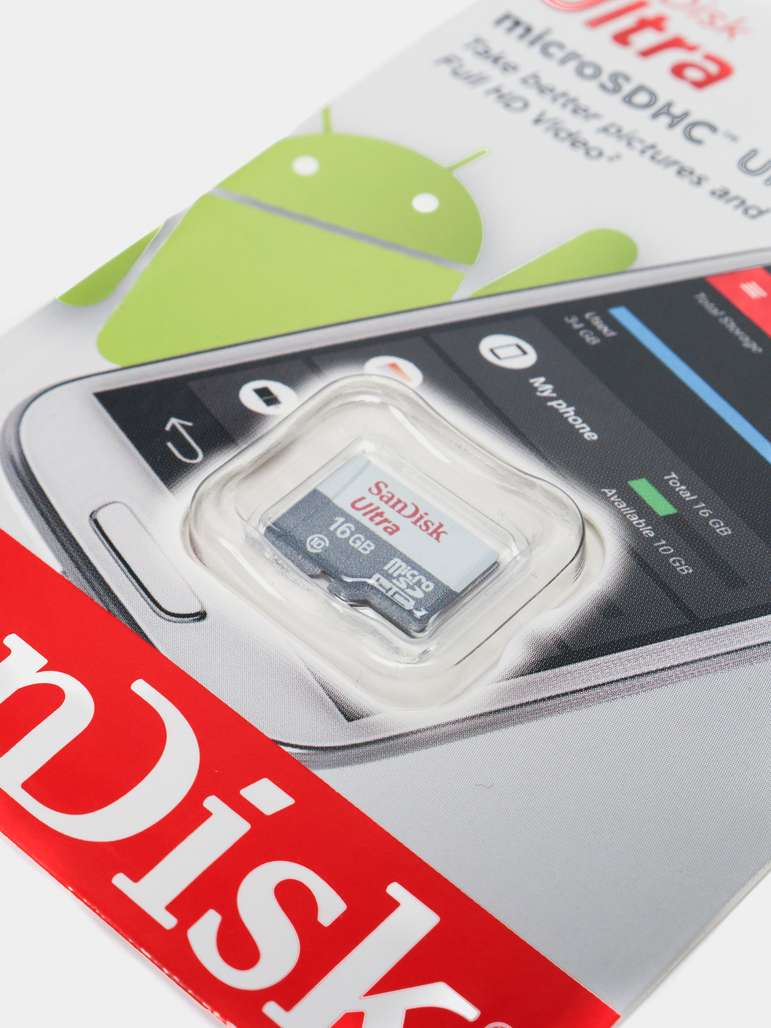Флэшка Sandisk Ultra Micro SD 8/16/32/64/128/256/512 Гб купить по ...
