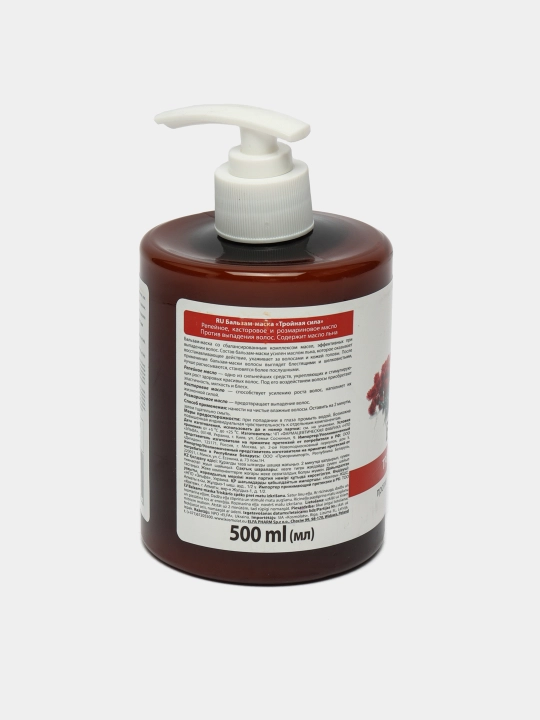 Soch to‘kilishiga qarshi balzam-niqob, Uchlik kuchi, Uy tabibi, 500 ml