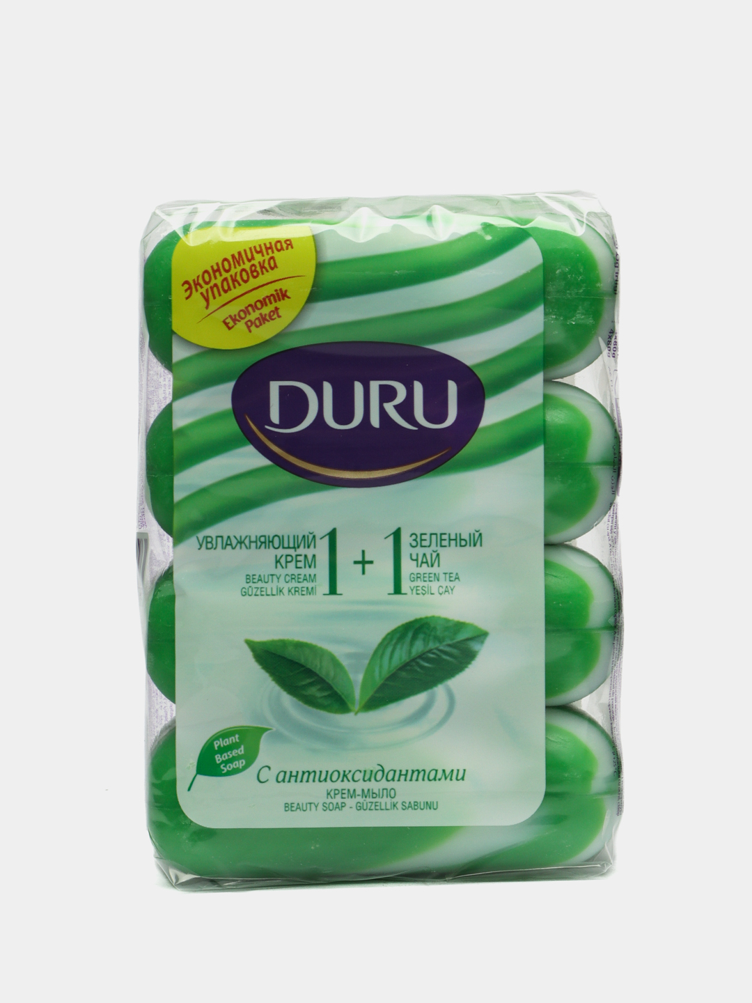Xushbo'ylangan sovun Duru Soft Sens Green Tea, 4 dona, 320 gr
