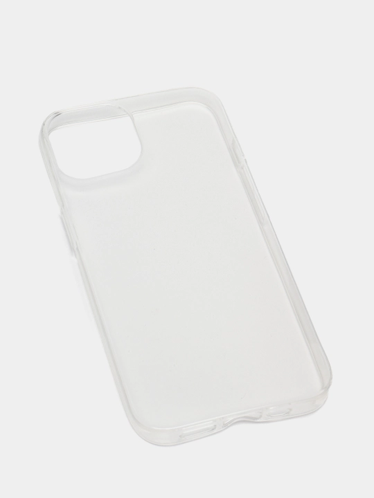 Silikon g'ilof "iPhone 12, 13, 14 Mini, Pro, Max Plus" uchun, shafof