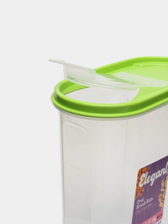 Контейнер для продуктов Ucsan Plastik, овальный, 18 * 9 * 22.5 см, 2.4 л